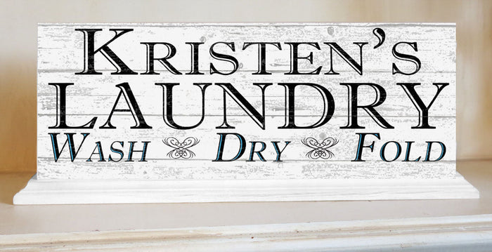 Wash Dry Fold Laundry Decoration