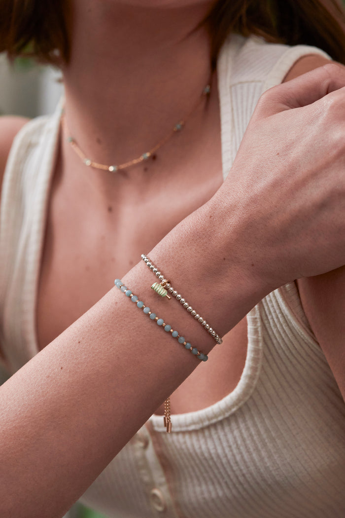 Wellness Amazonite Gemstone Amelia Bracelet