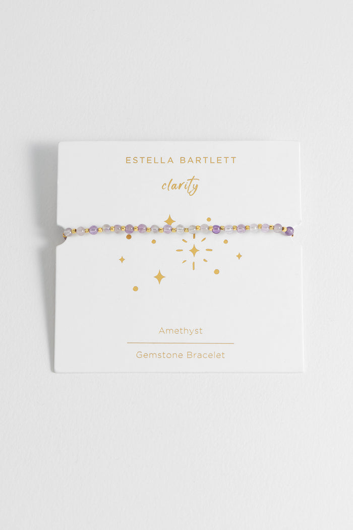 Wellness Amethyst Gemstone Amelia Bracelet