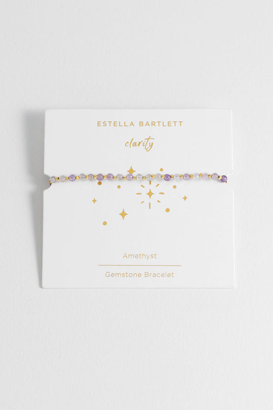 Wellness Amethyst Gemstone Amelia Bracelet