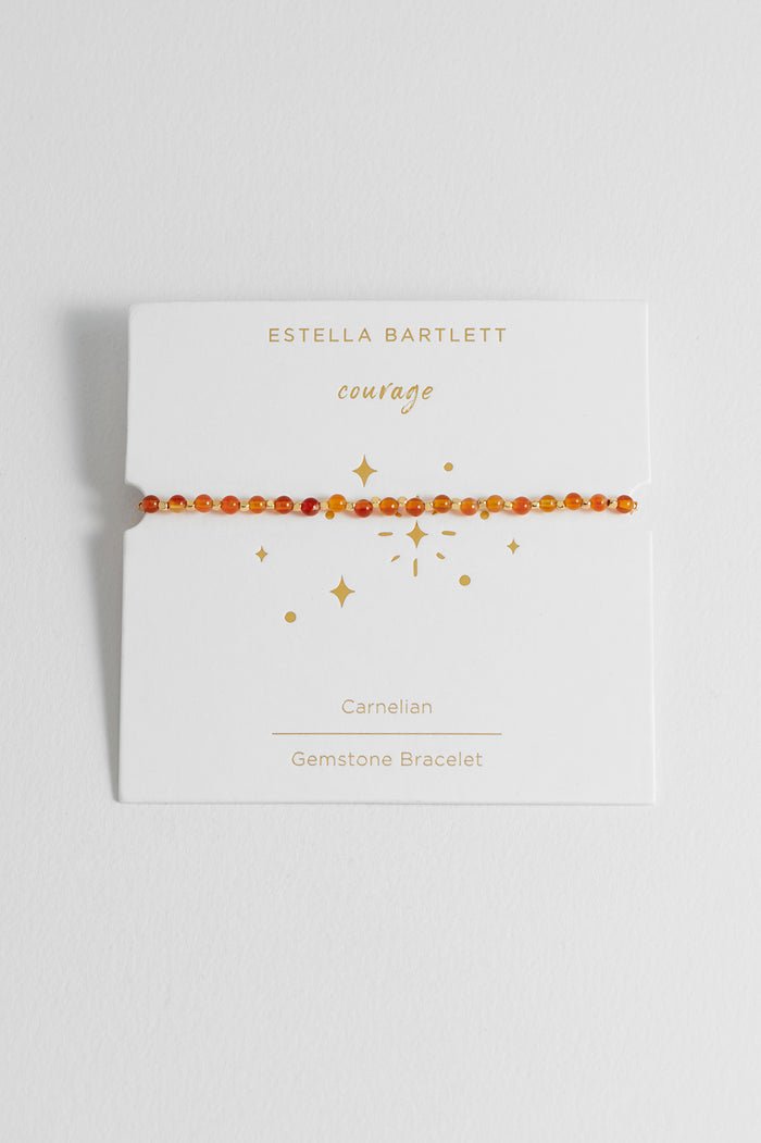 Wellness Carnelian Gemstone Amelia Bracelet