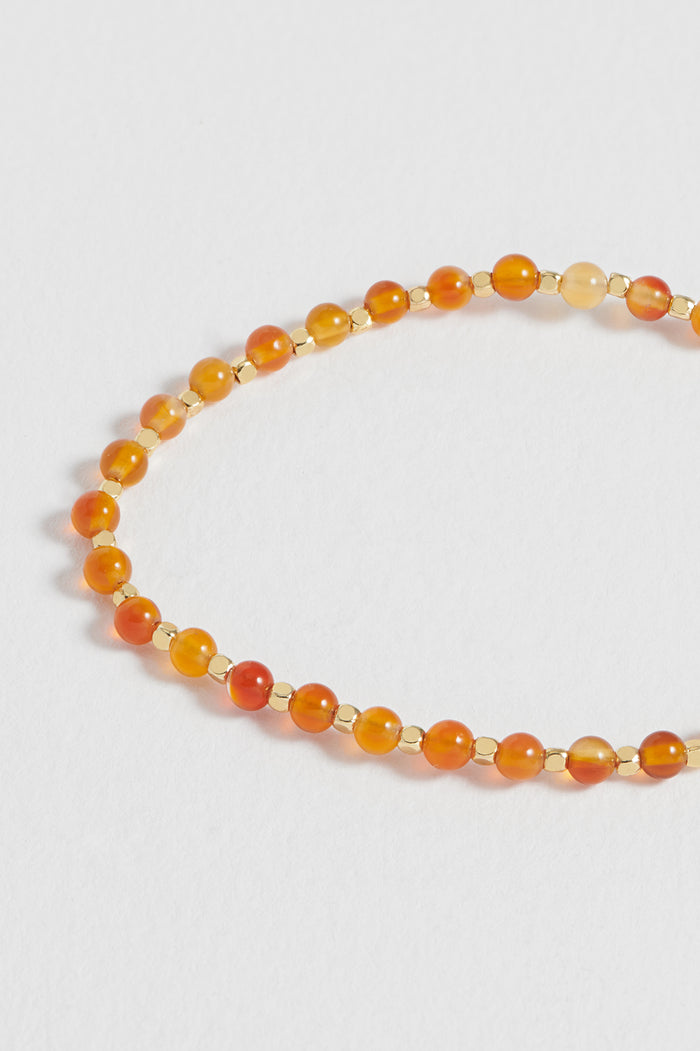 Wellness Carnelian Gemstone Amelia Bracelet