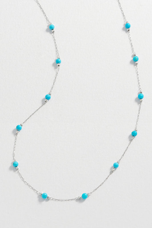 Wellness Howlite Gemstone Bead Necklace
