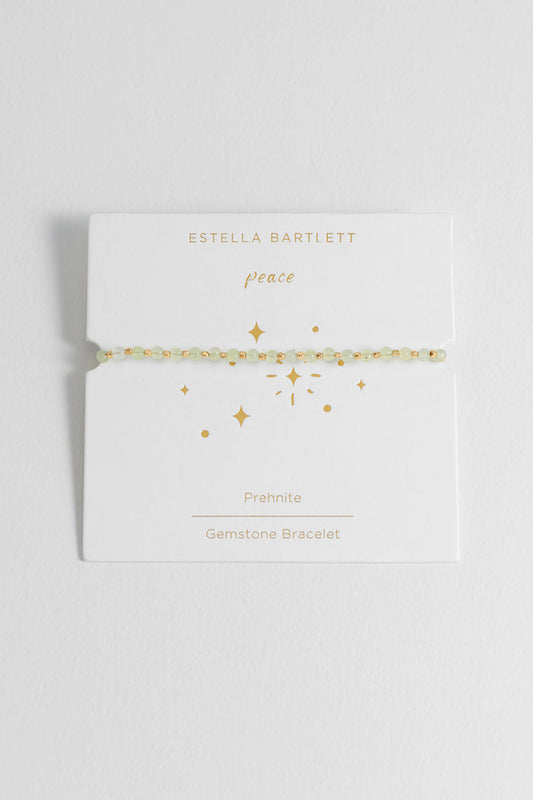 Wellness Prehnite Gemstone Amelia Bracelet
