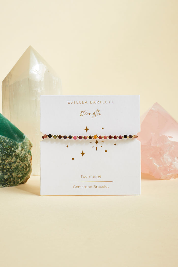 Wellness Tourmaline Gemstone Amelia Bracelet