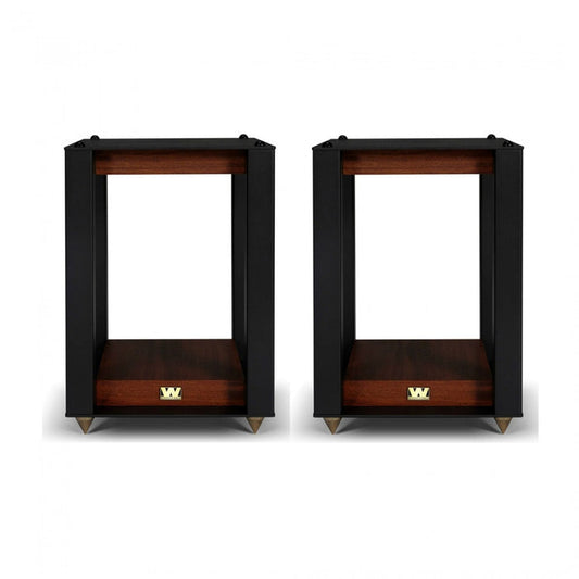 Wharfedale Linton Speaker Stands Pair for Linton & Super Linton Speakers Mahogany - Ex-Display Clearance