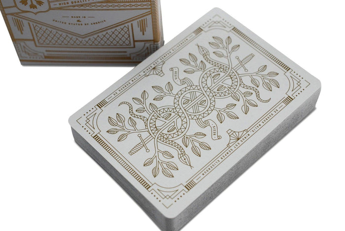 White Monarchs Limited Ed. Playing Cards by Theory11