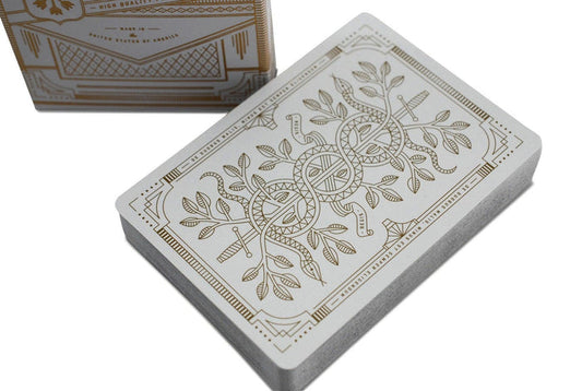 White Monarchs Limited Ed. Playing Cards by Theory11