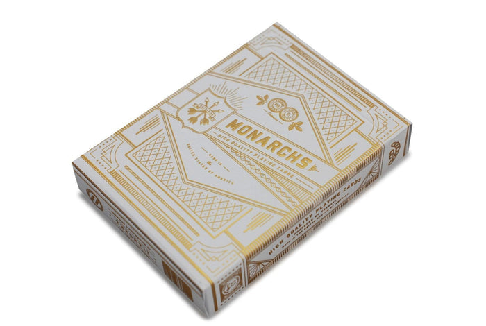 White Monarchs Limited Ed. Playing Cards by Theory11