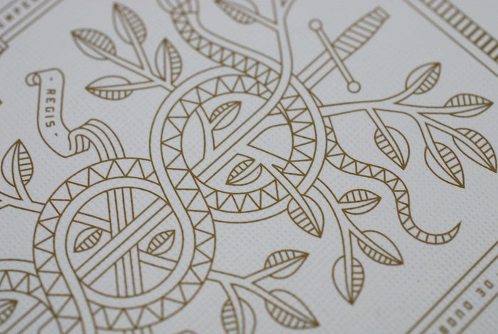 White Monarchs Limited Ed. Playing Cards by Theory11