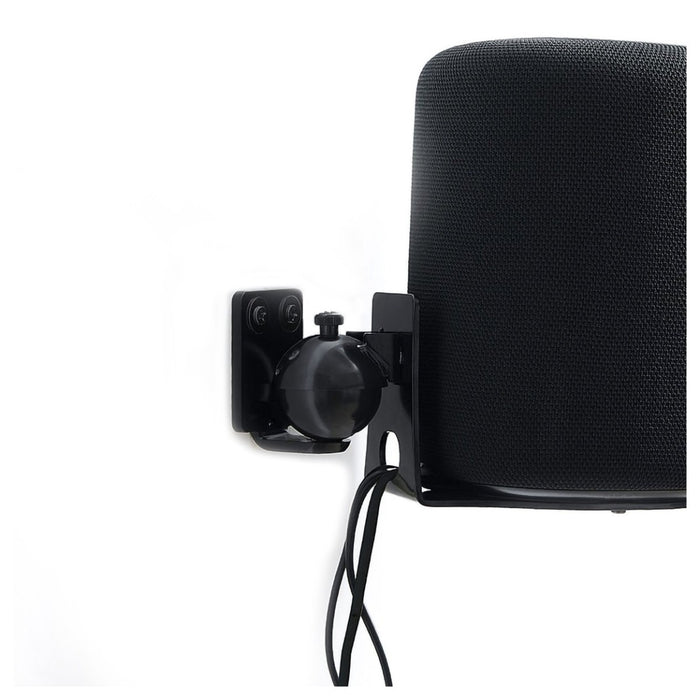 WiiM Sound Lite Wireless Smart Speaker with WiiM NorStone Wall Mount (Single) - Black Black