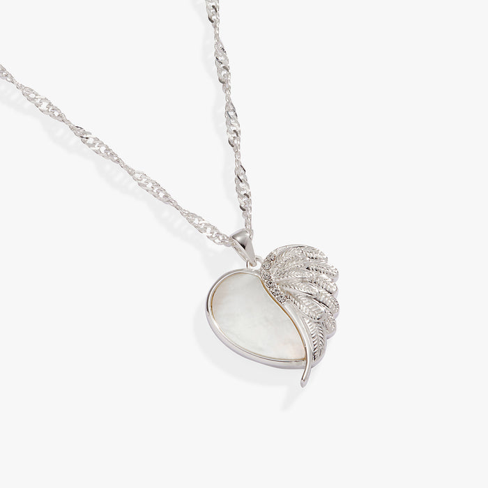 Wings of Protection Charm Necklace