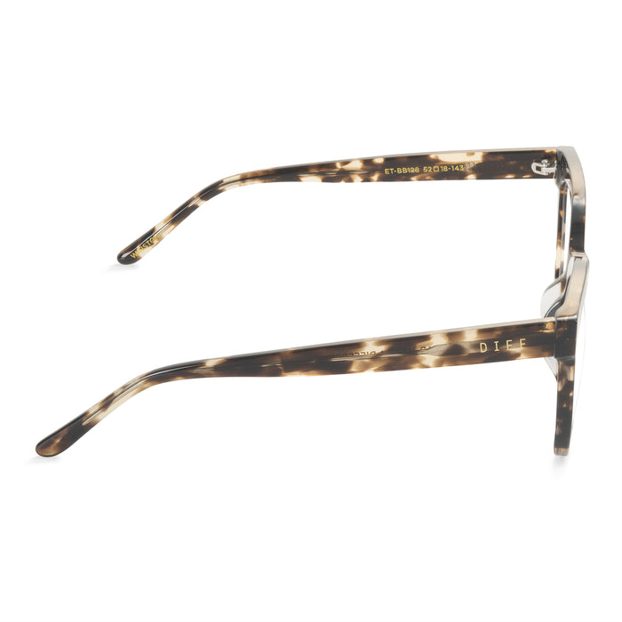 WINSTON - ESPRESSO TORTOISE + BLUE LIGHT TECHNOLOGY side