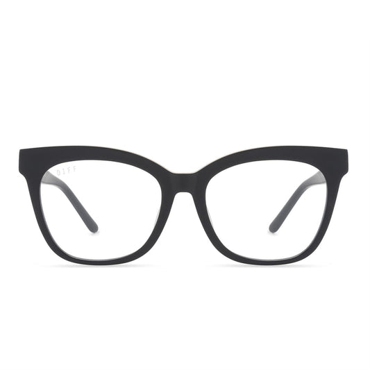 WINSTON - MATTE BLACK + CLEAR Front