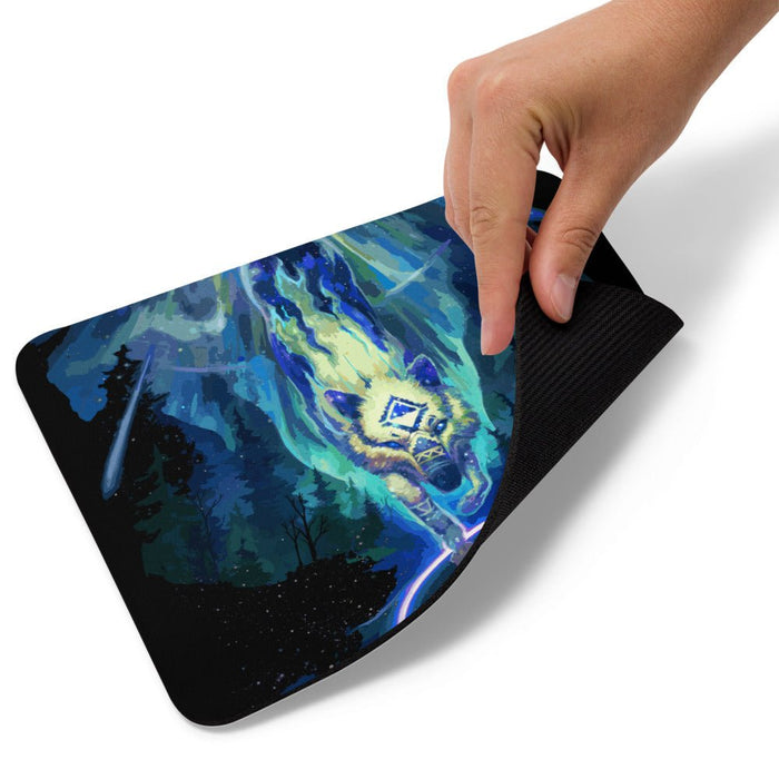 Wolf Star Mouse pad - BoxWood Board Designs - - -