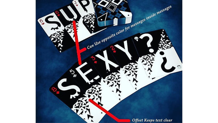 WTF Cardistry Spelling Playing Cards by De'vo