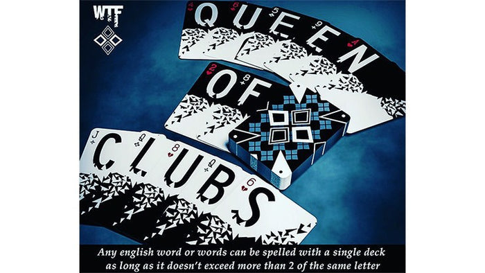 WTF Cardistry Spelling Playing Cards by De'vo