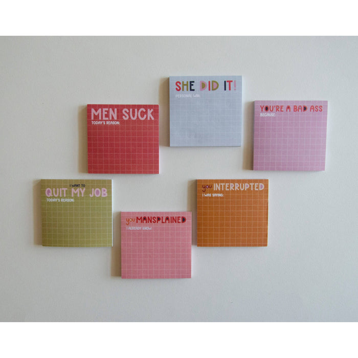 You Interrupted Feminist Mansplainer Sticky Notes