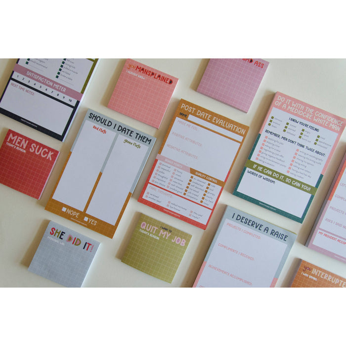 You Interrupted Feminist Mansplainer Sticky Notes