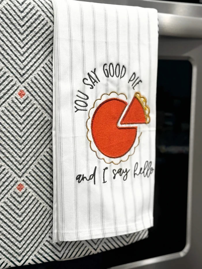 You Say Good Pie (Downloadable Machine Embroidery Design)