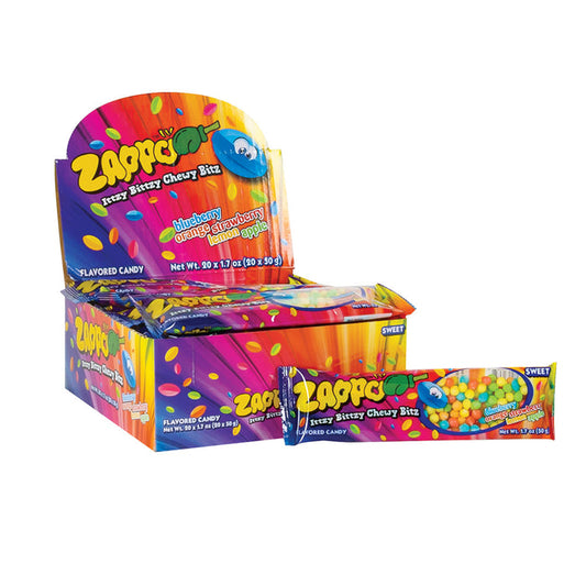 Zappo Ittzy Bittzy Chewy Bitz Candy Bags - 20 Count