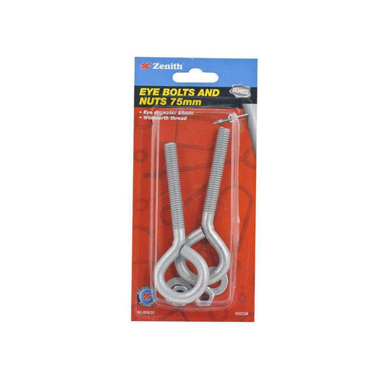 Zenith Eye Bolt 114 x 25 x 9.5mm Galv