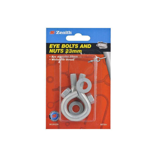 Zenith Eye Bolt 63 x 25 x 9.2mm Galv