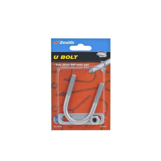 Zenith U Bolt 25mm Galv