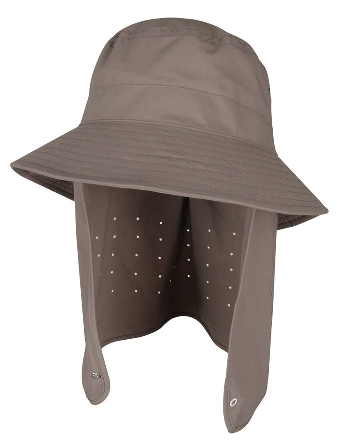 Zion Performance Bucket Hat w/ Detachable Sun Cape-Kanut Sports-Atlas Preservation